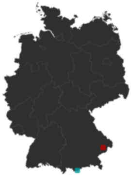 Deutschlandkarte: Wo liegt ?