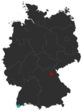 Deutschlandkarte: Wo liegt ?