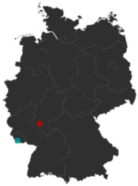 Deutschlandkarte: Wo liegt ?