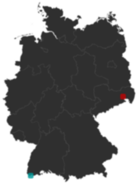 Deutschlandkarte: Wo liegt ?
