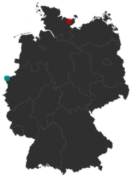 Deutschlandkarte: Wo liegt ?