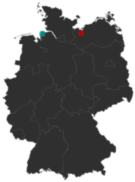 Deutschlandkarte: Wo liegt ?