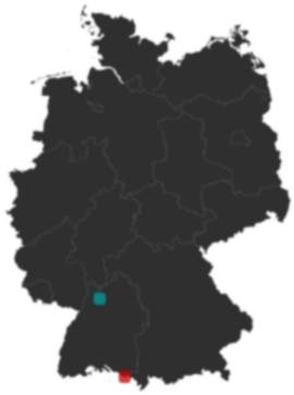 Deutschlandkarte: Wo liegt ?