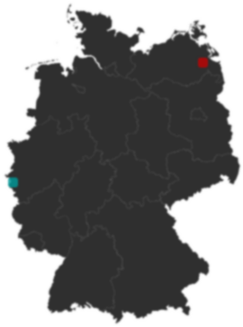 Deutschlandkarte: Wo liegt ?