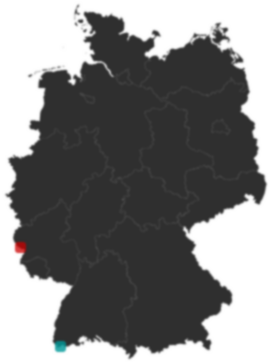 Deutschlandkarte: Wo liegt ?