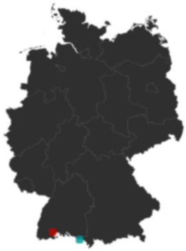 Deutschlandkarte: Wo liegt ?