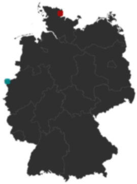 Deutschlandkarte: Wo liegt ?