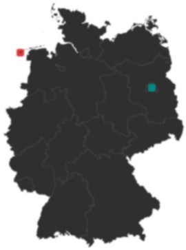 Deutschlandkarte: Wo liegt ?
