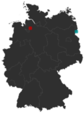 Deutschlandkarte: Wo liegt ?