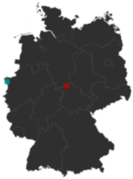 Deutschlandkarte: Wo liegt ?