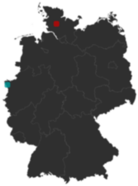 Deutschlandkarte: Wo liegt ?