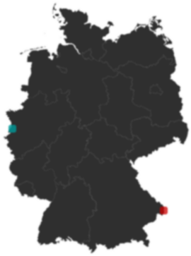 Deutschlandkarte: Wo liegt ?