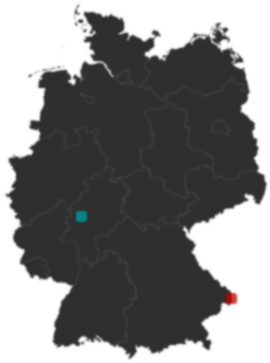 Deutschlandkarte: Wo liegt ?