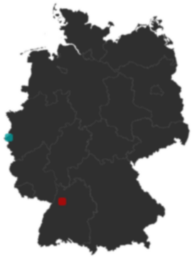Deutschlandkarte: Wo liegt ?