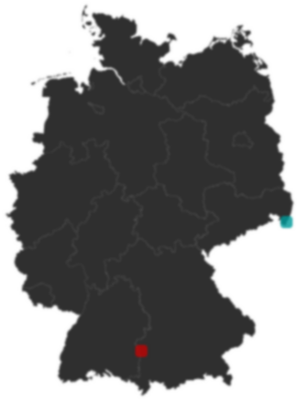 Deutschlandkarte: Wo liegt ?