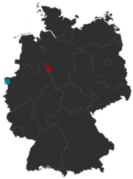 Deutschlandkarte: Wo liegt ?