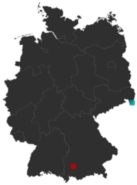 Deutschlandkarte: Wo liegt ?
