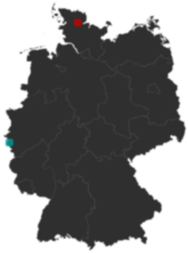 Deutschlandkarte: Wo liegt ?