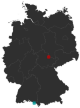 Deutschlandkarte: Wo liegt ?