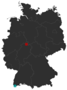 Deutschlandkarte: Wo liegt ?