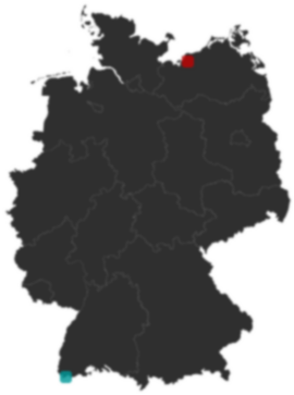 Deutschlandkarte: Wo liegt ?