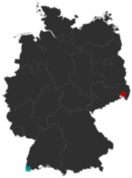 Deutschlandkarte: Wo liegt ?