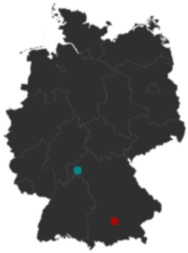 Deutschlandkarte: Wo liegt ?