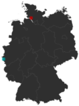 Deutschlandkarte: Wo liegt ?