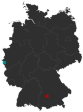 Deutschlandkarte: Wo liegt ?