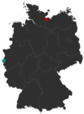 Deutschlandkarte: Wo liegt ?