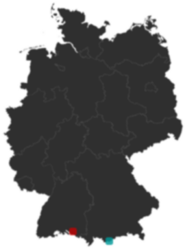 Deutschlandkarte: Wo liegt ?