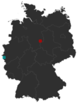 Deutschlandkarte: Wo liegt ?