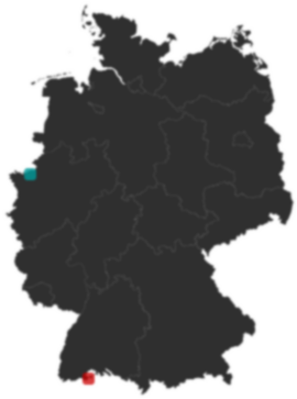 Deutschlandkarte: Wo liegt ?