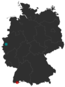 Deutschlandkarte: Wo liegt ?