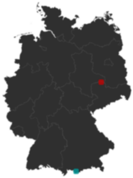 Deutschlandkarte: Wo liegt ?