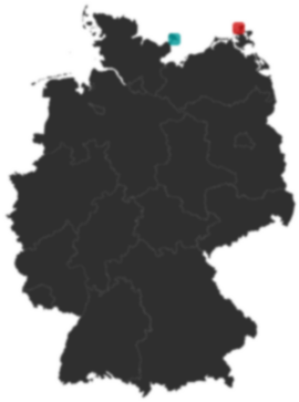 Deutschlandkarte: Wo liegt ?