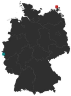 Deutschlandkarte: Wo liegt ?