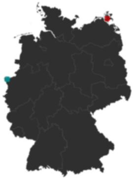 Deutschlandkarte: Wo liegt ?