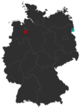 Deutschlandkarte: Wo liegt ?