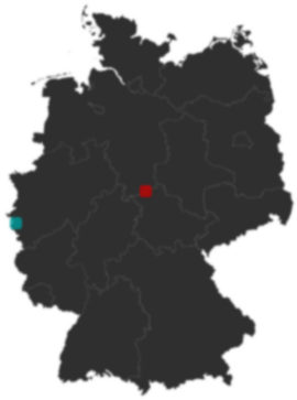 Deutschlandkarte: Wo liegt ?