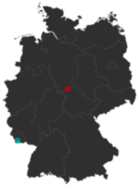 Deutschlandkarte: Wo liegt ?