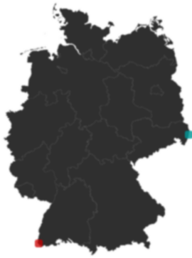 Deutschlandkarte: Wo liegt ?