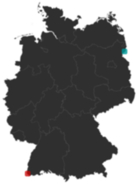 Deutschlandkarte: Wo liegt ?