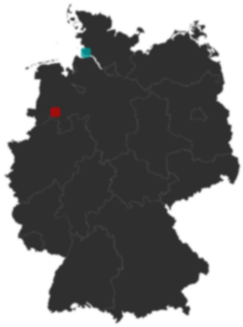 Deutschlandkarte: Wo liegt ?