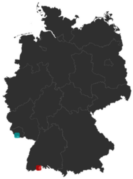 Deutschlandkarte: Wo liegt ?