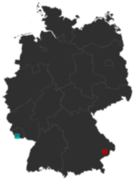 Deutschlandkarte: Wo liegt ?