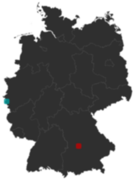 Deutschlandkarte: Wo liegt ?