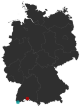 Deutschlandkarte: Wo liegt ?