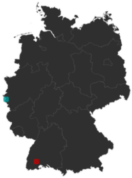 Deutschlandkarte: Wo liegt ?