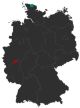 Deutschlandkarte: Wo liegt ?